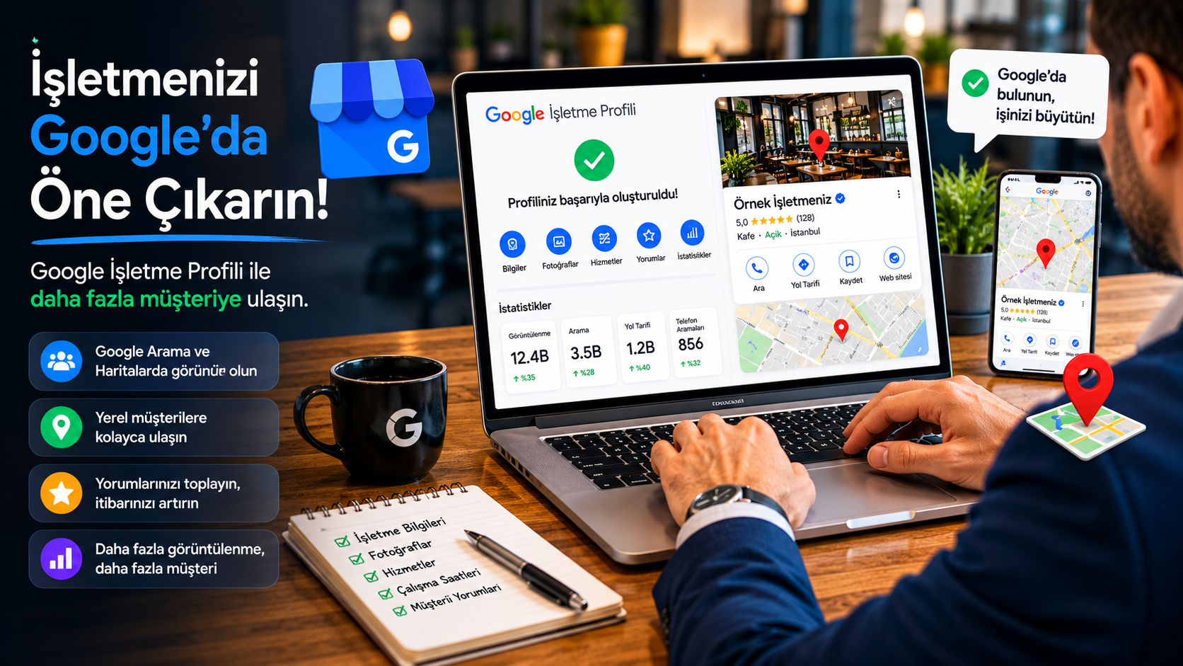 Google Benim İşletmem Kaydı Nasıl Açılır? 2026 Adım Adım Rehber
